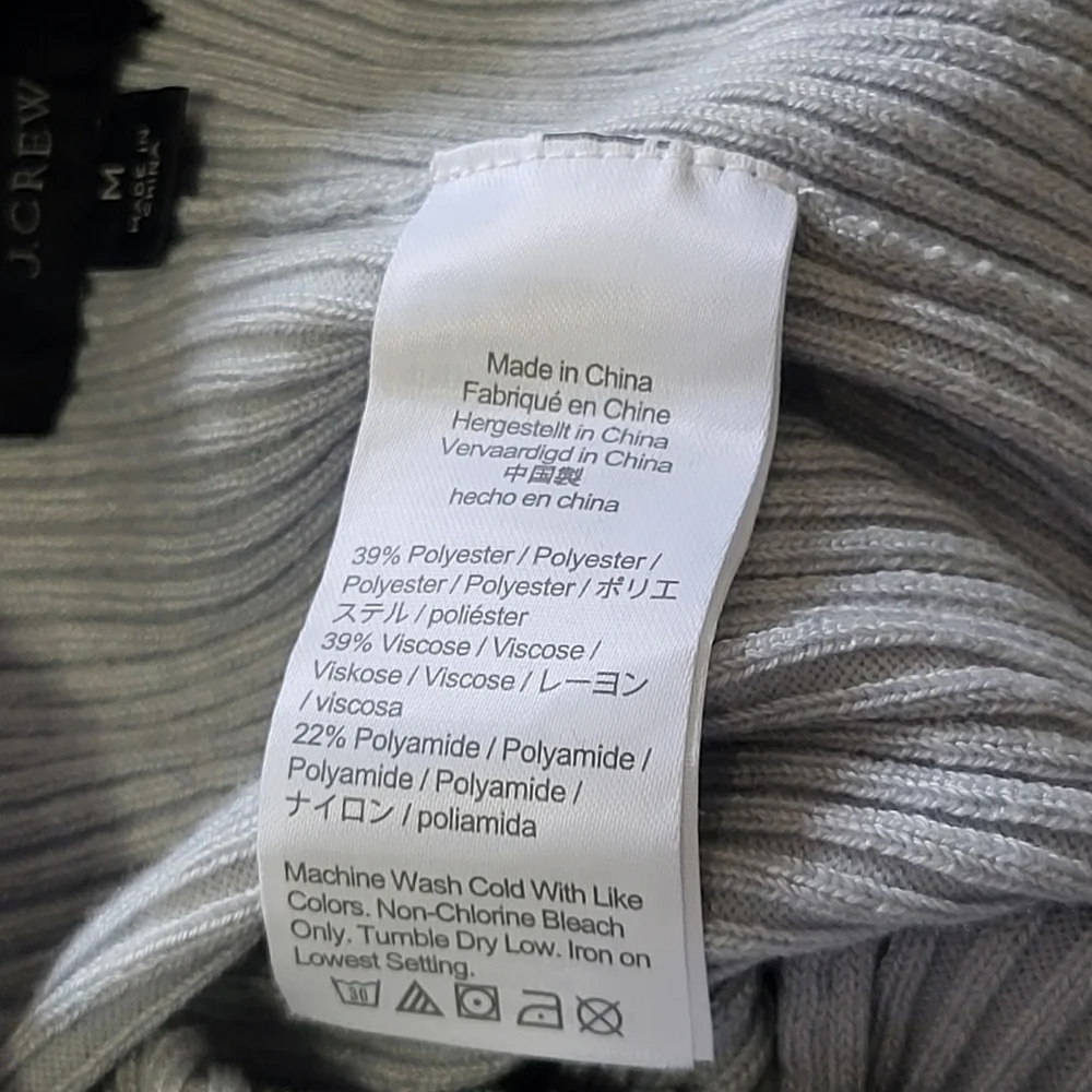 J.crew Ribbed Cardigan, Crop Top & Legging Set